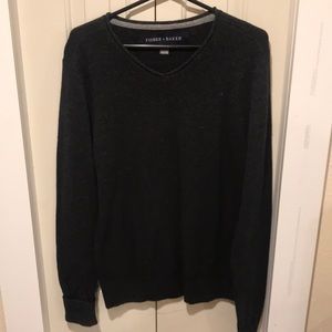 Bundle of two Fisher Baker v-neck sweaters
